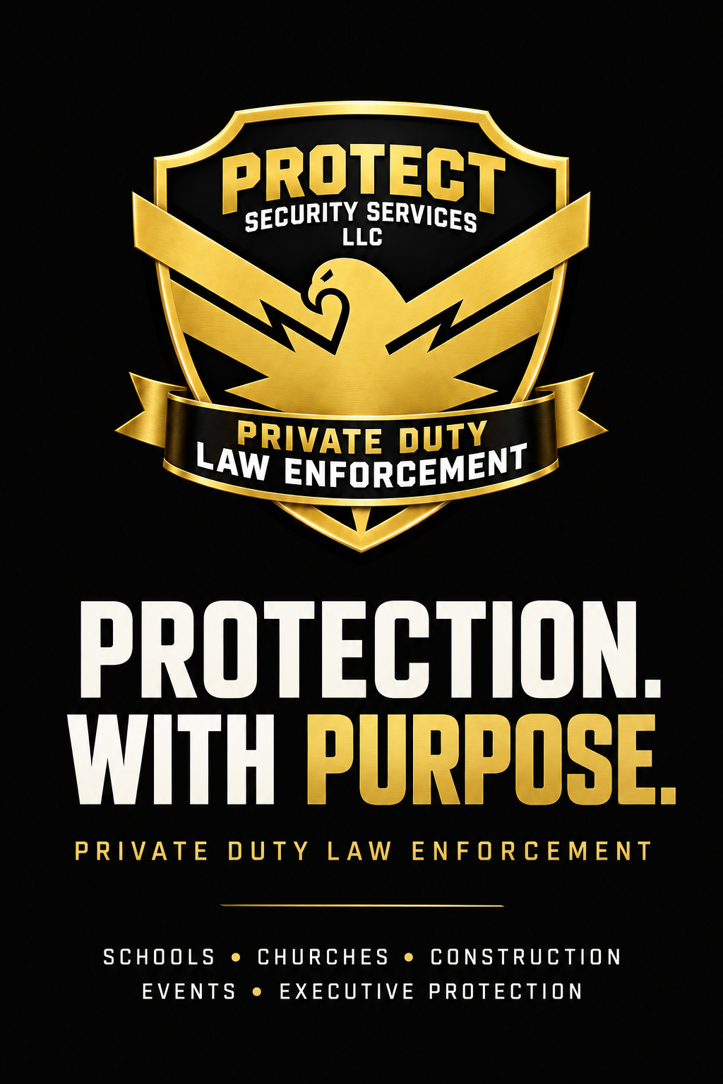 Protect Security Services eagle shield — Private Duty Law Enforcement